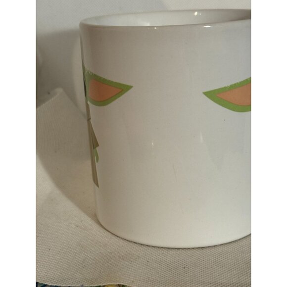 Star Wars Baby Yoda Coffee Mug 20 Oz Ceramic Silver Buffalo Microwave & Dishwash - Picture 2 of 5